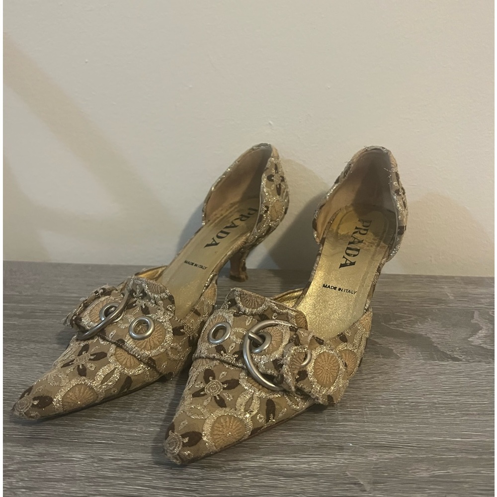 Rare prada kitten heels